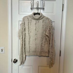 Vintage tassel turtleneck
